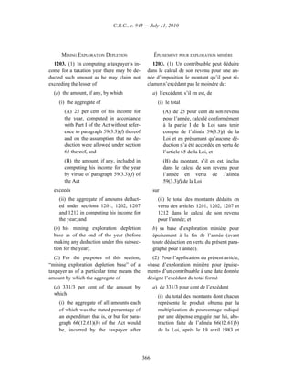 Income tax regulation