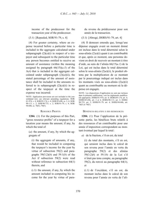 Income tax regulation