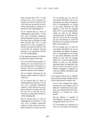 Income tax regulation