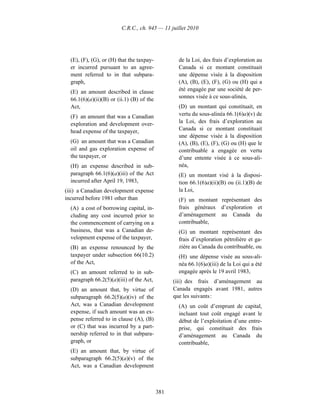 Income tax regulation