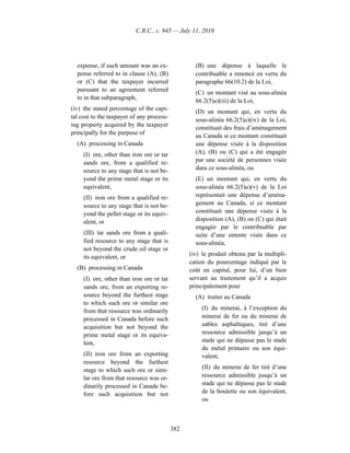 Income tax regulation