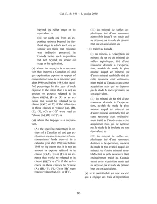 Income tax regulation