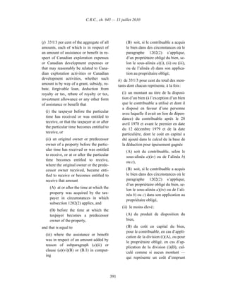 Income tax regulation