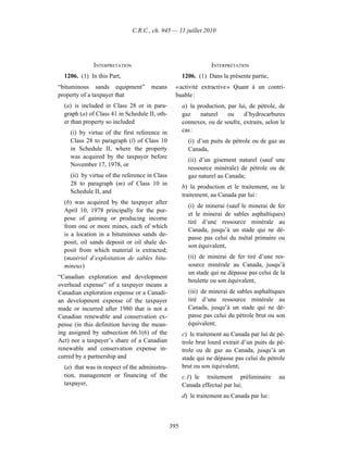 Income tax regulation