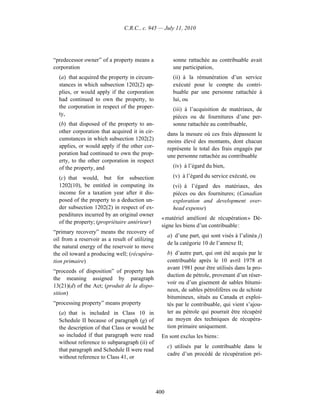 Income tax regulation