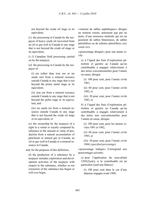 Income tax regulation