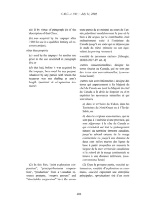 Income tax regulation