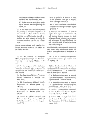 Income tax regulation