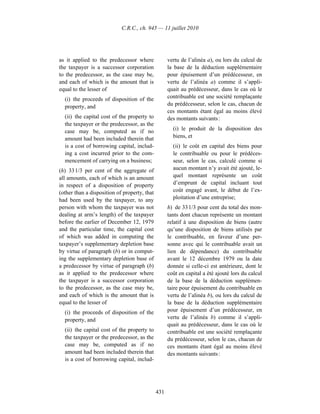 Income tax regulation