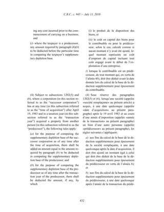 Income tax regulation