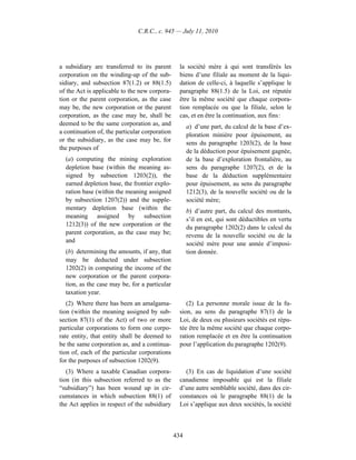 Income tax regulation