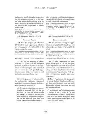 Income tax regulation