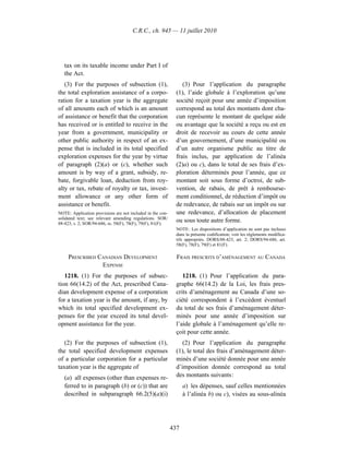 Income tax regulation