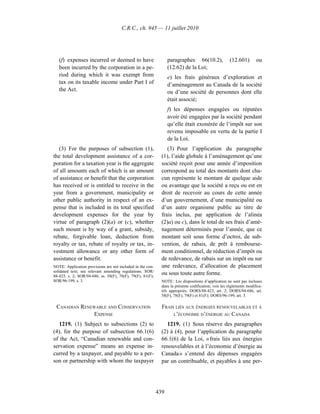 Income tax regulation