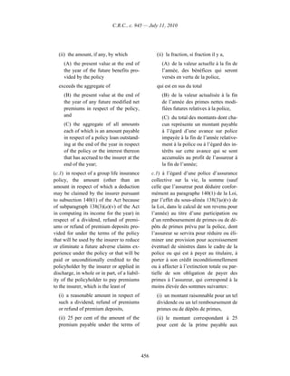 Income tax regulation