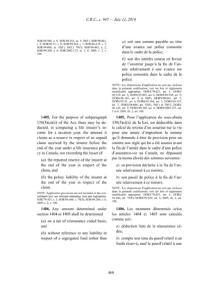 Income tax regulation