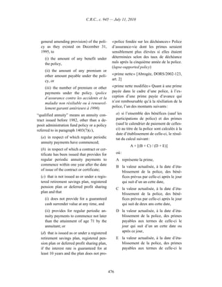 Income tax regulation