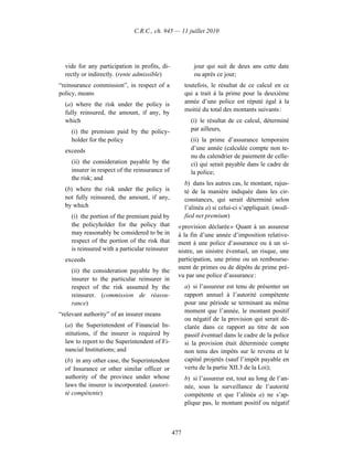 Income tax regulation