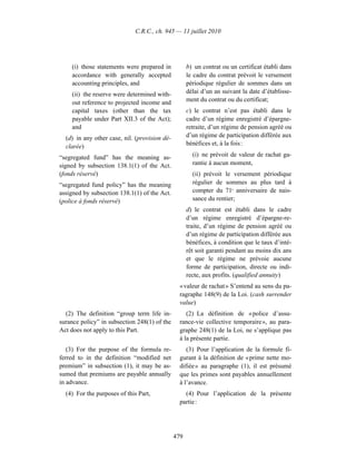 Income tax regulation