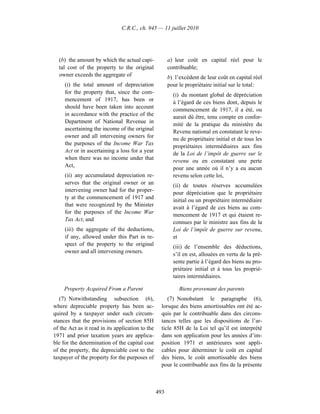 Income tax regulation