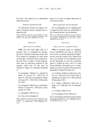 Income tax regulation