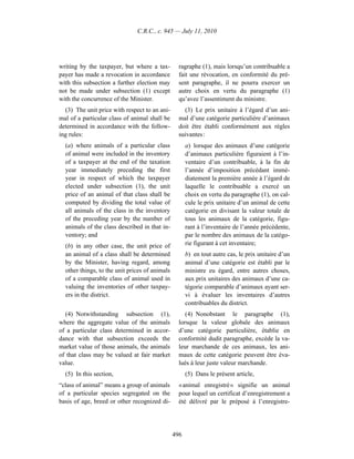 Income tax regulation