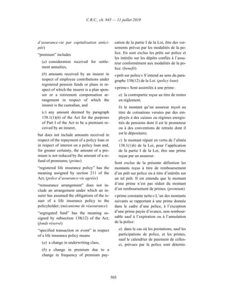 Income tax regulation