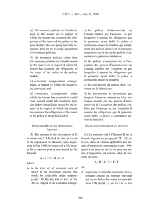 Income tax regulation