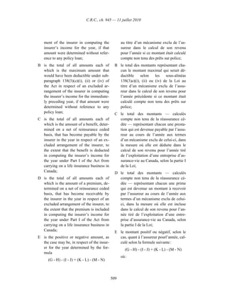 Income tax regulation