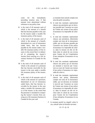 Income tax regulation