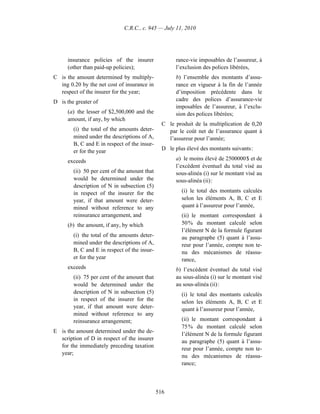 Income tax regulation