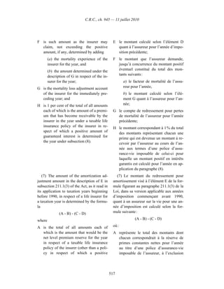 Income tax regulation