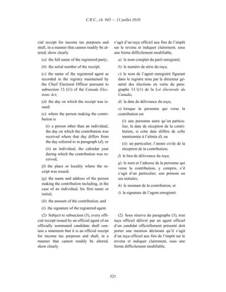 Income tax regulation