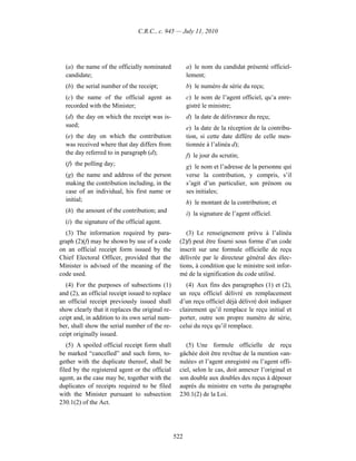 Income tax regulation