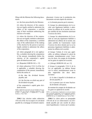 Income tax regulation