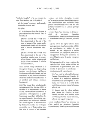 Income tax regulation