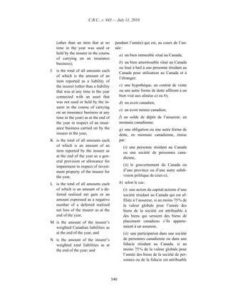 Income tax regulation