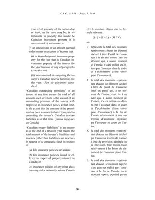 Income tax regulation