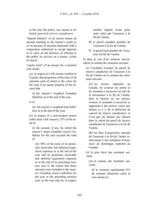 Income tax regulation