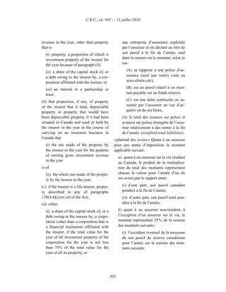 Income tax regulation