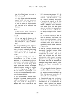 Income tax regulation