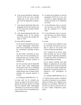 Income tax regulation