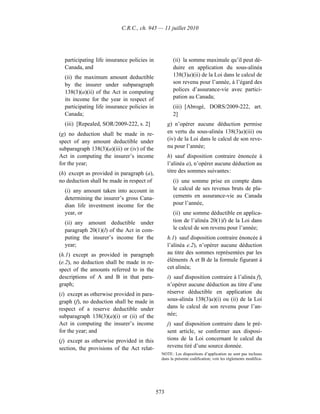 Income tax regulation