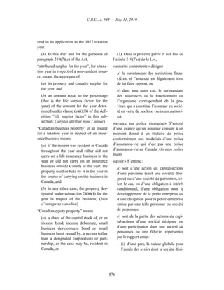 Income tax regulation