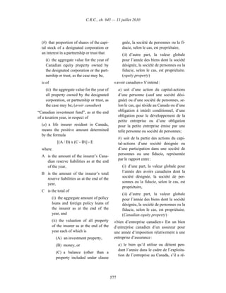 Income tax regulation