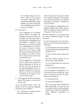 Income tax regulation