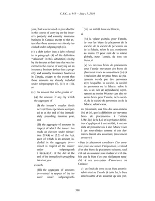 Income tax regulation