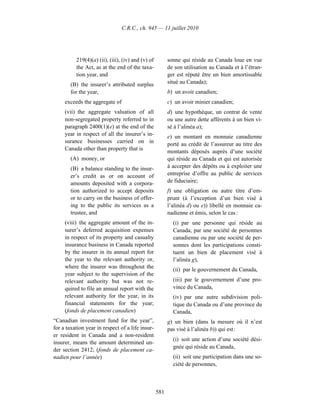 Income tax regulation