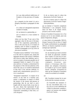 Income tax regulation