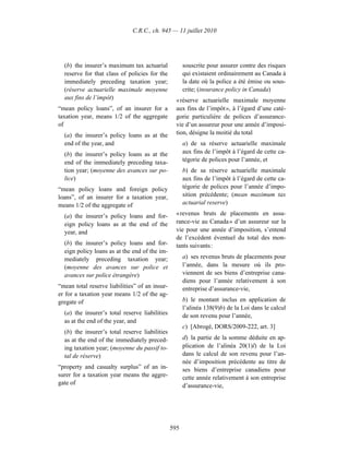 Income tax regulation